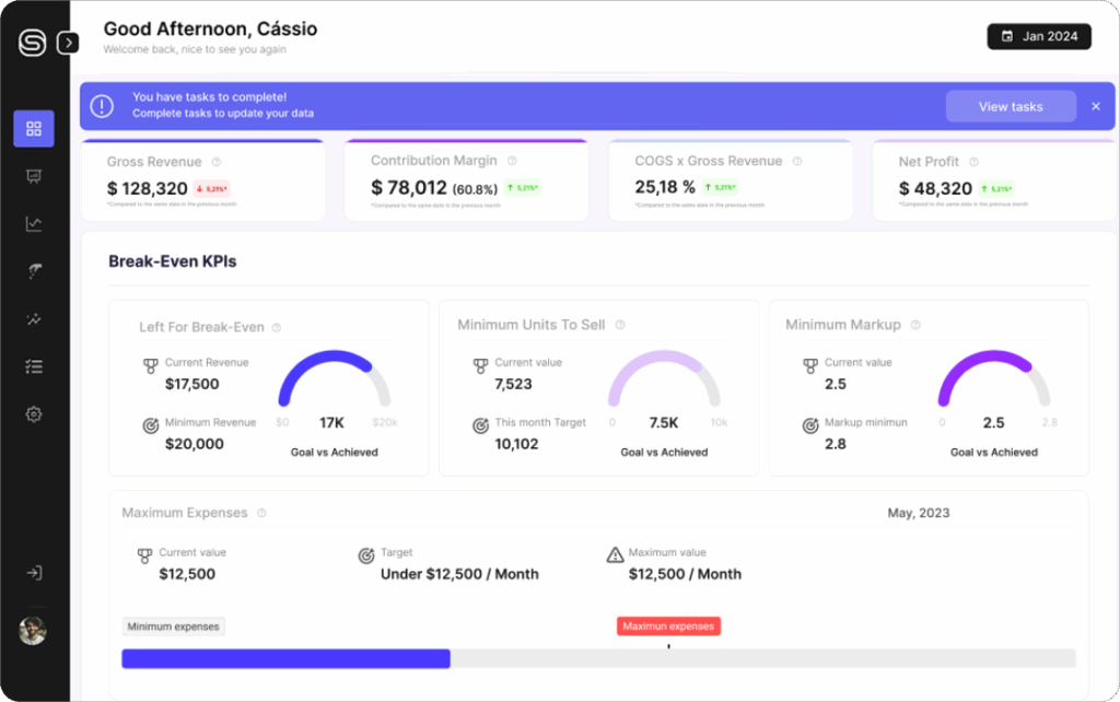 Smartseller shopify ecommerce analytics app
